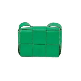 Bottega Veneta unisex, Pre-owned, Groen, Maat: ONE Size Leer