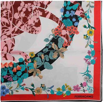 Ferragamo Pegaso Printed Silk Foulard