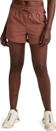 Beyond Yoga Peak 3-Inch Cargo Shorts in Opulent Auburn at Nordstrom, Size X-Small