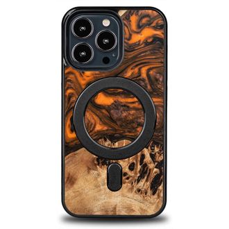 OEM Funda Bewood Unique Para Iphone 13 Pro - Naranja Con Magsafe