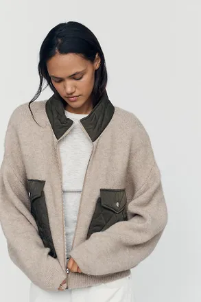Blank NYC Army Brat Quilted Jacket