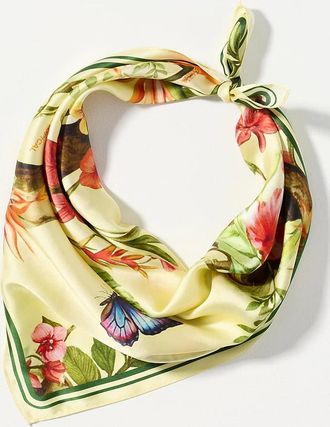 Elegancia Tropical Hats 100% Silk Scarf