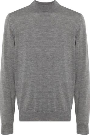 J.Lindeberg Merino Turtle Neck Sweater in Grijs - Heren - Coltruien - Grijs - XL - Wol - Truien & Vesten