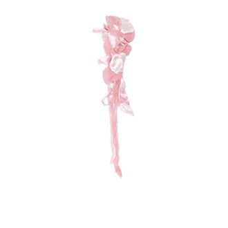 Alberta Ferretti Accessoires, Dames, Roze, ONE Size, Chiffon, Orchidee Broche