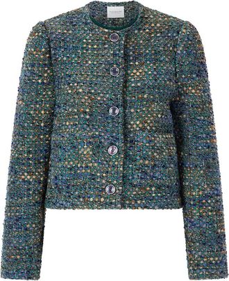 Rich & Royal Giacca Boucle Boxy - - Jackets - Donna - Multicolore - M