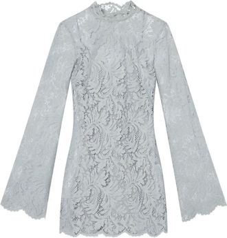 A.L.C. Eden lace mini dress - Blue