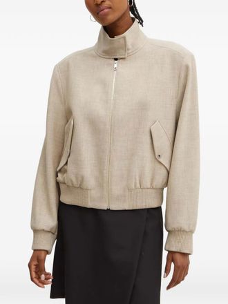 BOSS zip collar jacket - Beige