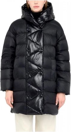 Liu Jo Gewatteerde nylon jas - Dames - Gewatteerde jassen - Zwart - XS - Nylon - Jassen