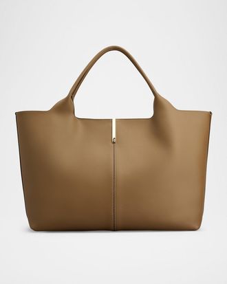 Tod's Leather Shopper Tote Bag