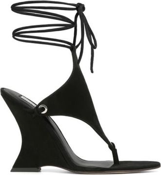 Naked Wolfe Rampage Wedge in Black Suede at Nordstrom, Size 39.5