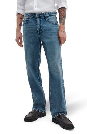 Rag & Bone Fit 4 Authentic Stretch Straight Leg Jeans in Damian at Nordstrom, Size 38 X 32