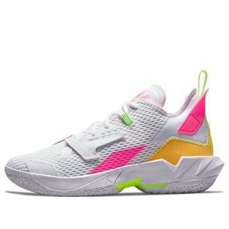 Air Jordan Why Not Zer0.4 White Citron Pulse Hyper Pink CQ4230-102
