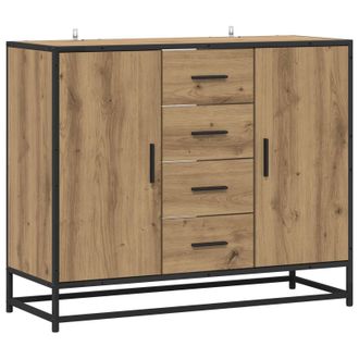 vidaXL Vidaxl Credenza Rovere Artigianale 92 X 35 X 76 Cm