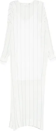 Bondi Born Striped Long-sleeved Midi Dress