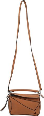 Loewe Brown Leather Puzzle Mini Bag (Authentic Pre-Loved)