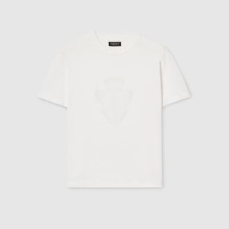 Gucci Cotton Jersey T-shirt With Gucci Crest, White