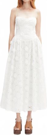 Bardot Estie Broderie Maxi Dress In White
