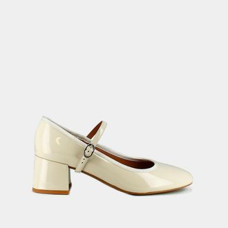 Jonak Leren schoenen met hak Dalmatie