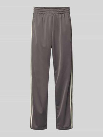 adidas Originals Straight Fit Sweatpants mit Logo-Stitching Modell Firebird in Hazel, Gr&ouml;&szlig;e XXL