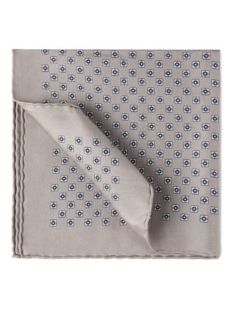 Brunello Cucinelli Pochet met patroon - Bruin