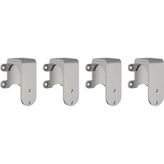 vidaXL Soportes Derivaci&oacute;n Puerta Granero 4 Unidades Vidaxl