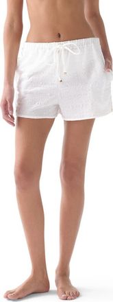 Kate Spade New York Swim Shorts in White at Nordstrom, Size X-Large