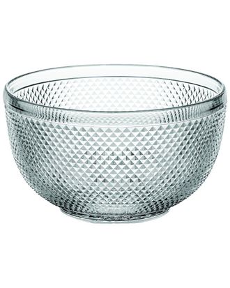 Vista Alegre Bicos Clear Large Bowl With $8 Credit