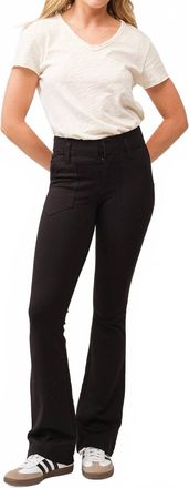 Dear John Denim Lauren Flare Pant In Black