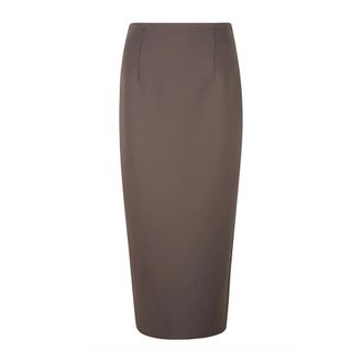 Khaite Winton Rok - Dames - Rokken - Bruin - Maat: XS