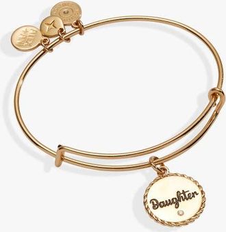 Alex and Ani Daughter Charm Bangle in Gold at Nordstrom