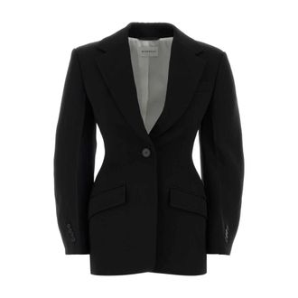 Givenchy Single-Breasted Cocoon Jacket - female - Givenchy - Blazers - Black - XS - Jackets