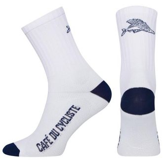 Cafe du Cycliste Gravel Velosocken - Unisex | wei&szlig;