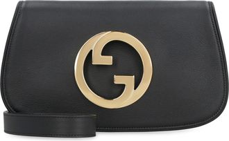 Gucci Womens Shoulder Bag Blondie Black Calfskin Calf Leather
