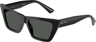 Jimmy Choo London JC5028 500087 Womens Sunglasses Black Size 53