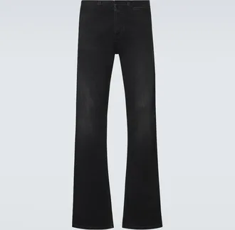 Gucci Web Stripe flared jeans