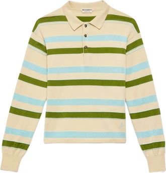 J.W.Anderson Rugby Gebreide Polo - Dames - Truien - Veelkleurig - Maat: XS Katoen