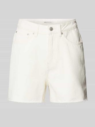 Tom Tailor Denim Mom Fit Jeansshorts im 5-Pocket-Design in Offwhite, Größe XS