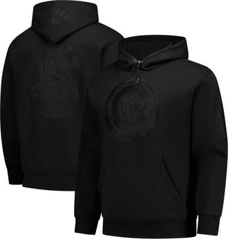 Mitchell & Ness Mens Mitchell & Ness Black Chicago Cubs Phantom Fleece Hoodie at Nordstrom, Size Medium