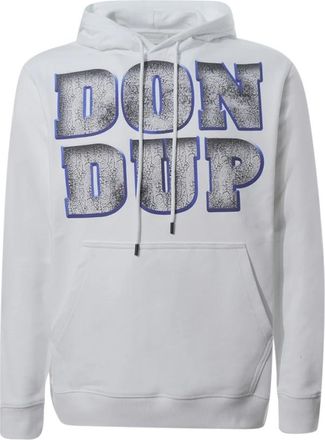 Dondup Regular-fit Hoodie - Heren - Hoodies - Wit - M - Katoen - Hoodies & sweatvesten
