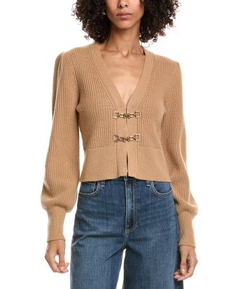 Generation Love Monse Saddle Buckle Wool Cardigan