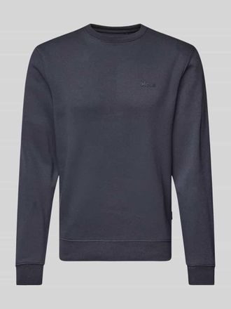 Blend Sweatshirt mit gerippten Abschlüssen Modell Downton in Marine, Größe 3XL