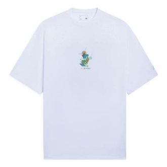 Li-Ning Graphic Loose Fit T-shirt White AHSS637-2