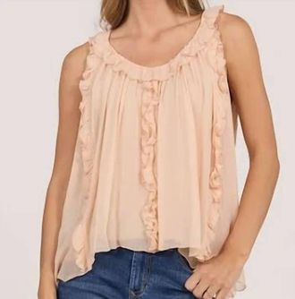 Dear John Denim Renata Top In Pale Peach