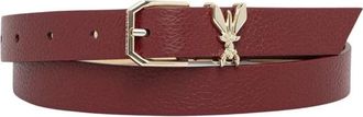 Patrizia Pepe Leren Riem - Dames - Riemen - Bruin - S - Leer - Accessoires