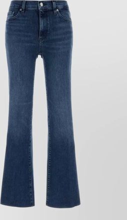 Frame Denim stretch denim icon flared five pocket jeans