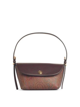 Etro Barchetta Brown Cotton Blend Bag