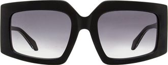 Just Cavalli SJC020K Butterfly Snakeskin Sunglasses - Black