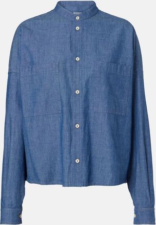 Loro Piana Camicia Gyles in chambray di cotone
