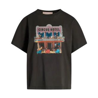 Circus Hotel T-Shirts, female, Gray, Size: XS Over T-Shirt