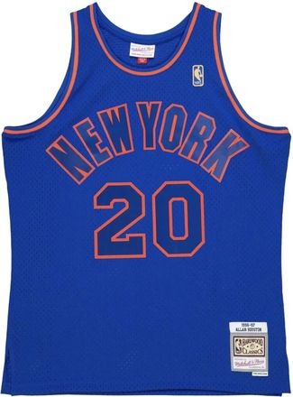 Mitchell & Ness Maglia da basket Dark Swingman NBA Allan Houston Ny Knicks 1996-97 - Blu